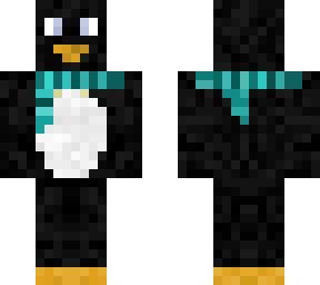 penguin with scarf