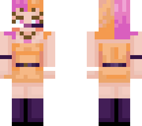 purple, orange, white and black!