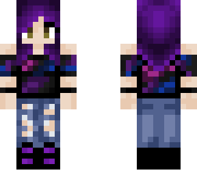 purple hair cosmic