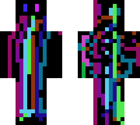stripy neon dude
