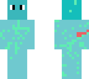 the teal man