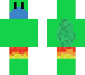 turtle with flaming pants