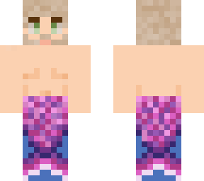 asian magenta merman tail (classic)