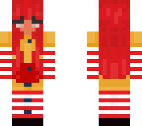 black clown girl