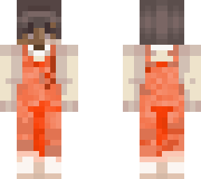 black male with red overalls