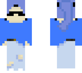 blue girl