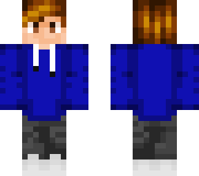 blue hoodie boy