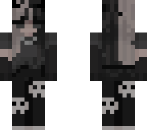 emo, skull non binary skin