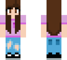 girl with brown hair