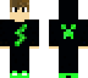 green creeper gamer boy