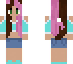 pink n brown neko