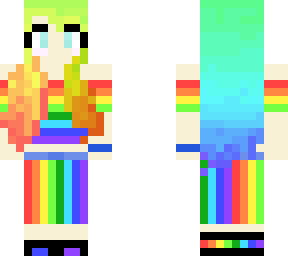 rainbow girl