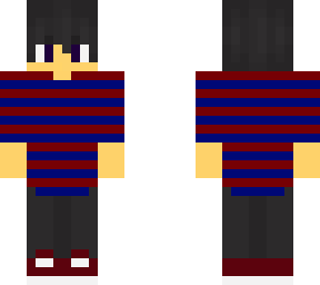 red blue shirt boy
