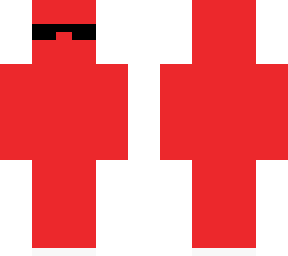 red skin with glasses