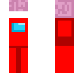 red with a big brain