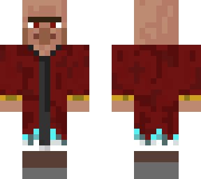 villager in a cool suit with more 3d parts