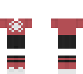 -* christmas red shirt with black skirt *-