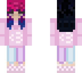 bi flag hair