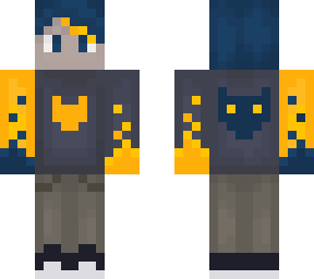 blue and orange
