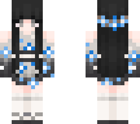 blue flower kimono