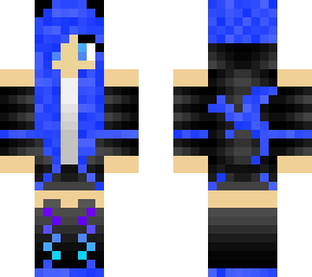 blue girl