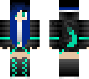 blue hair
