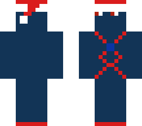blue santa man