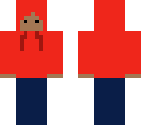 boy with red hoodie