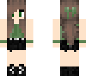 brown hair tank top
