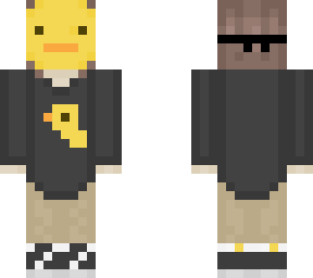 duck sweater + mask