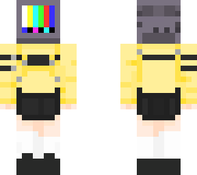femboy tv head with bi shoes