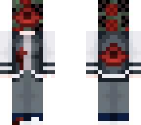 flower head halloween skin