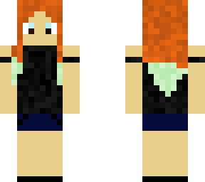 girl with hair that has green tips