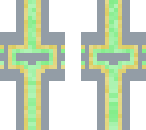 gold and emerald ore thing i made