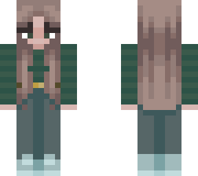 green jumper girl skin