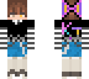 karl jacobs but more, ?? g o t h i c ?? <3 + a little bow with his hoodie colors