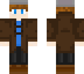 me in a trench coat