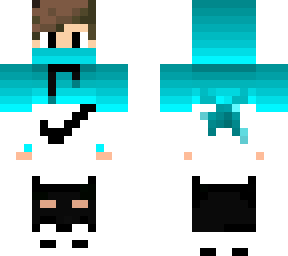 nike t-shirt skin (cyan)