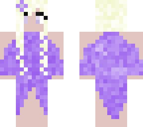 purple dress girl