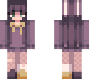 purple+yellow bunny girl
