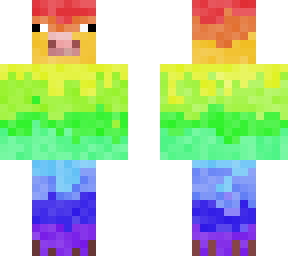 rainbow pig