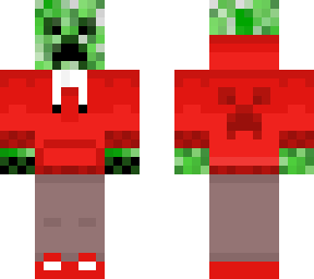 red creeper hoodie