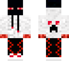 red enderman hoddie