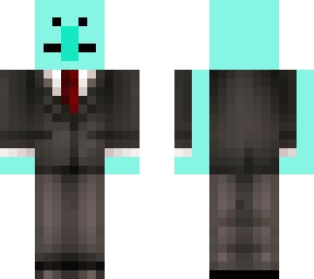 removable suit cyan block man.