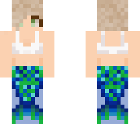 aussie green mermaid tail (slim)