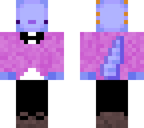 blue axolotl pink tuxedo