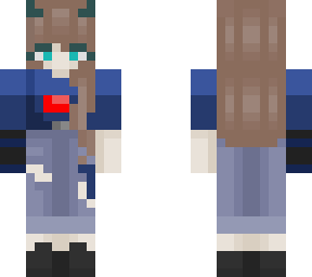blue girl