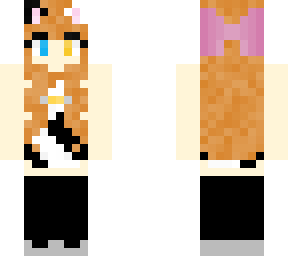 calico cat girl