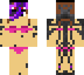 corrupted bikini girl
