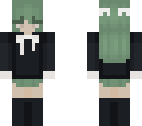 green hair